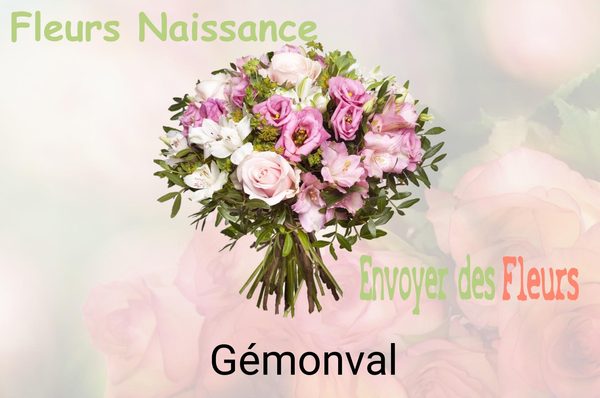 Bouquet de fleurs de naissance livré à Gémonval